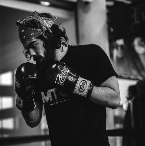 Eli in Muay Thai Stance